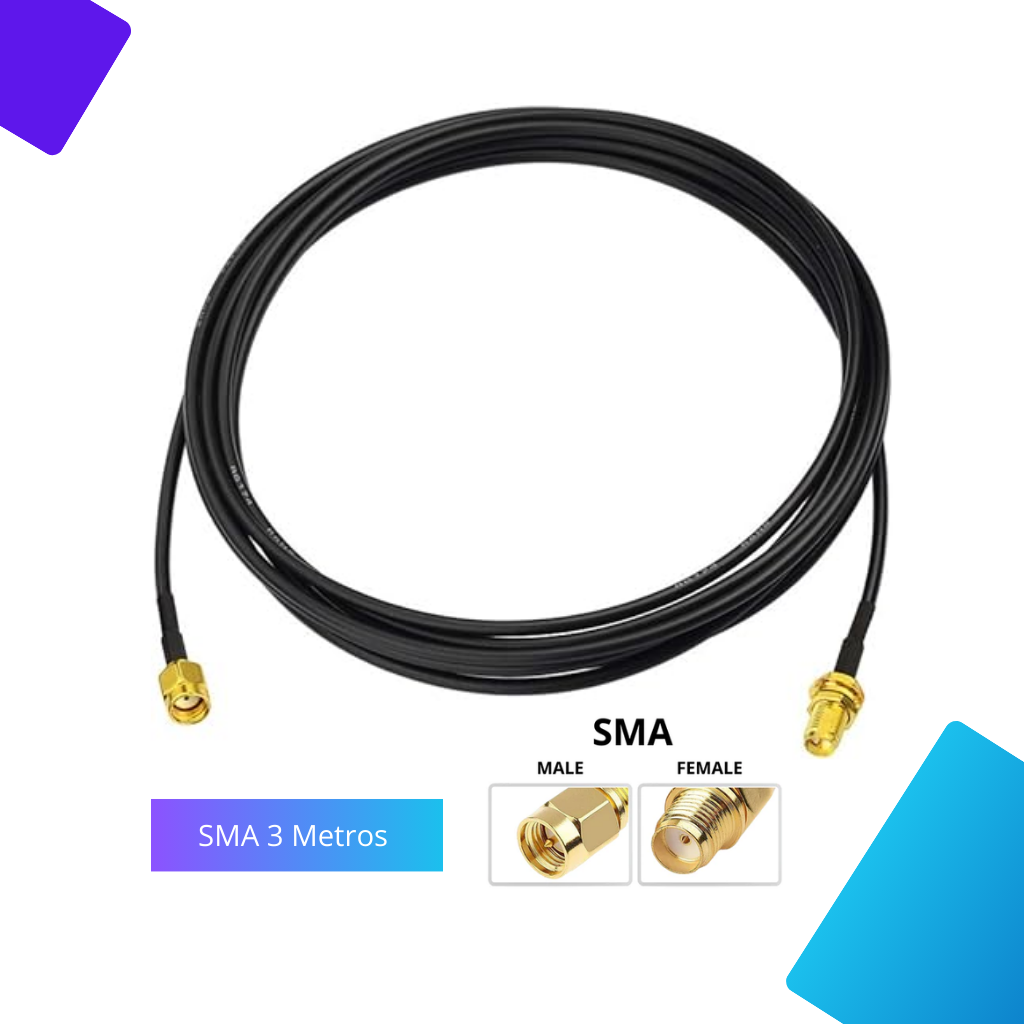 Cable Coaxial SMA Coaxial Macho A Hembra | Industria Del Brillo